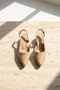 Meta Nude Skin-Color Pointed Toe Shoes with Blocked Sides (2 cm Heel) - 2