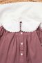 Embroidered Dress Baby Kids Embroidered Collar Detailed Holiday Dress - 5