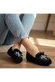 Embroidered Suede Women's Loafer - 5