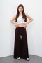 Pants Skirt-Brown - 8