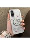 حافظة هاتف خلفية صلبة من السيليكون متوافقة مع هاتف Redmi Note 11 بنمط كيتي - 2
