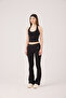 Beli Curvy Flare Ellen Leggings Pants Black - 4