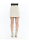 Women's Leather Plate-Detail Pleated Mini Skirt – New Season - 8