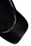 Men's Genuine Leather Black Crocodile Baseball Cap - 6