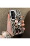 Silicone Edge Hard Back Phone Case Compatible with Samsung Galaxy S23 Minnie Pattern - 2