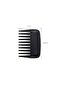 3-Piece Professional Hair Comb Set - Detangling, Parting, and Wide-Tooth Black Comb - 6
