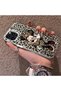 Silicone Edge Hard Back Phone Case Compatible with iPhone 16 Pro Max Minnie Pattern