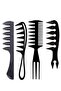 4-Piece Comb Set Volumizing Comb for Curly and Wavy Hair Suitable for Home and Professional Use