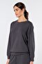 Women's Crew Neck Sweatshirt 3613/Anthracite - 2