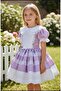 Lace Short Sleeve Girls' Dress - 3