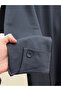 Altınay Tunic with Sleeves and Six Buttons - Zn2147 Anthracite - 3