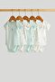 5 Pack Breakfast Friends Short-Sleeved Bodysuits - 6