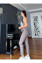 Mink Elastic Waist Double Leg Lycra Trousers - 8