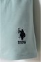 U.S.Polo Assn Usb2868 Water Green Baby Boy Suit with Shorts - 4