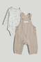 My First Dungarees and Bodysuit Outfit