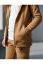 Kyexkids Active Elegance-Retro Caramel Zippered Cardigan and Jogger Ribbed Tracksuit Set 3-8 Years - 5