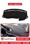 Fiat Egea Screenless Model Compatible Sunscreen Torpedo Cover Custom Made Edge Color Red