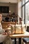 Women's Luxury Handbag Satin Material Tan Detail - 2