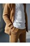 Kyexkids Active Elegance-Retro Caramel Zippered Cardigan and Jogger Ribbed Tracksuit Set 3-8 Years - 4