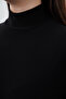 High Collar Sandy Tunic-Black - 5