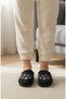 Winter Home Slippers. Winter Slippers Towel Embroidery Working on Winter Home Slippers. - 5