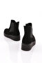 075 Women's Stretch Detailed Zippered Thick Sole Chelsea Boots - 3