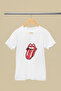 Rolling Stones Printed Circular Neck Cotton Oversize Short Sleeve Unisex Tshirt - 2