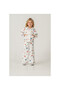 Girls' Flower-Patterned Woven Set - 2