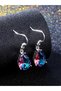 Teardrop Glass Earrings - 2