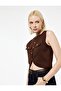 Women's Vest 6Wak20046Ht Brown - 2