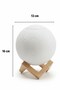 ®   3D Moon Design USB Air Humidifier with Water Replenishment – Touch Control, 3 Color Light Modes (Day I - 5