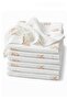 8 Pack Single Layer Muslin Mother Baby Shoulder Wipes 50X50 cm - 3