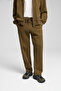 Gallo Cotton Fleece Inside, Hooded, Elastic Waist, Double Pockets, Regular Khaki Top and Bottom Set - 4