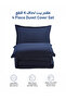 Solid Duvet Cover Set 4-Pcs, Queen Size 200×240cm, Brushed Microfiber,( Without Filler ) - 4
