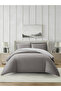 Solid Duvet Cover Set 6-Pcs, King Size 220×240 cm Bed, Brushed Microfiber,( Without Filler )