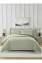 Solid Duvet Cover Set 4-Pcs, Queen Size 200×240cm, Brushed Microfiber,( Without Filler )