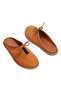 Women's Suede Bow Detailed Casual Slippers 6344 Taba Suede - 2