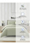 Solid Duvet Cover Set 4-Pcs, Queen Size 200×240cm, Brushed Microfiber,( Without Filler ) - 6