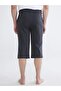 Gray Standard Fit Men's Pajama Bottom Shorts (S6) - 4