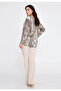 Stylish and trendy Leather print blouse - 3