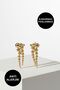 Women's Anti-Allergic, Anti-Tarnish, Water-Resistant, Dangle Gold Silver Steel Brand Style Earring Models - 3