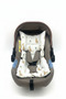 100% Cotton Muslin Fabric Bead Silicone Filled Stroller Cushion and Car Seat Newborn Baby Cushion - 5