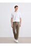 Khaki Standard Fit Men's Sweatpants (S6)