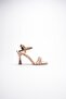 Zr20My15 Premium Rose Gold Stone Heeled Sandals - 4