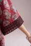2 Piece - Printed Embroidered Suit - PE 26-203 - 6
