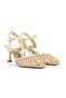 Heri Stone Embellished Open Back Strappy Evening Dress Shoes 7.5 cm - 3