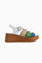 Larisa Genuine Leather White Women's Sandals - 2