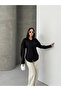 Women's Stylish Designed Shirt with Wide Sleeves and Buttons on the Back - 5