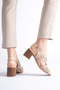 Genuine Leather Orthopedic Poly Sole V-Cut Low-Cut Women's Sandals - 4