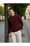 Bordo - Ribbed Oversize Crew Neck Knitwear / Crew Neck Sweater - 2